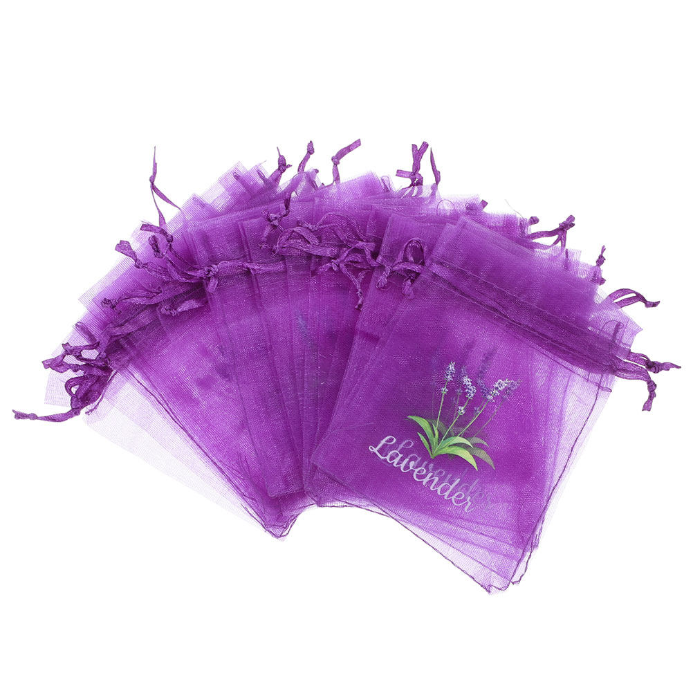 Potpourri Dried Flower - 20Pcs Decorative Lavender Sachet Pouches Drawstring