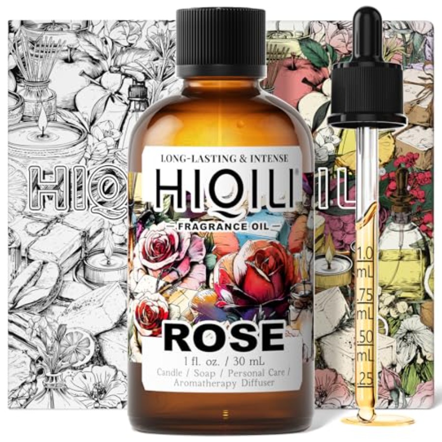 Home Fragrance And Diffuser - HIQILI Rose Fragrance Oil for Candle,