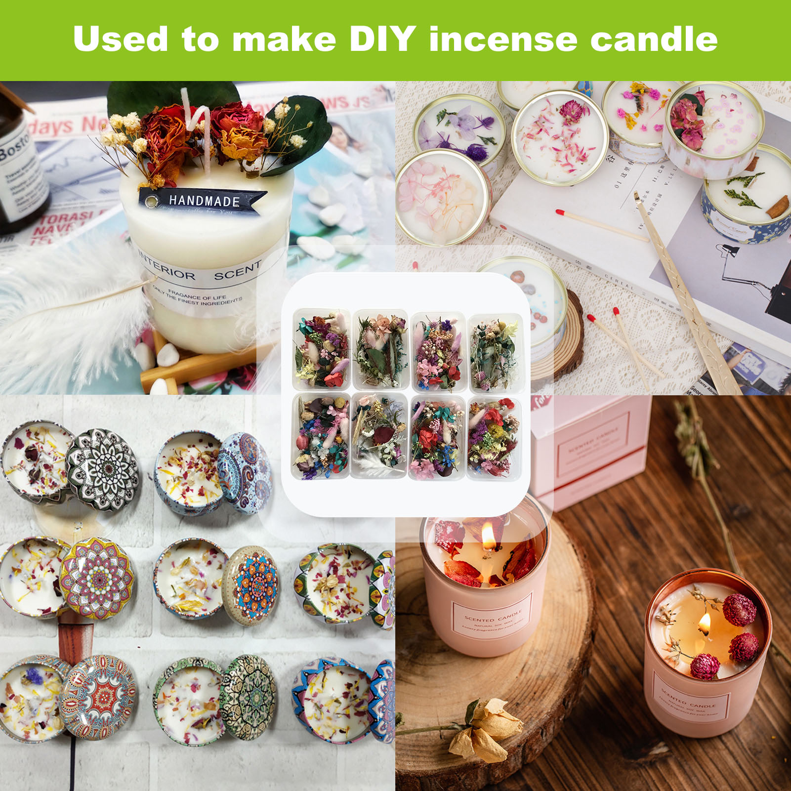 Natural Dried Flower Kit Press – обзор и цена Potpourri Dried Flower