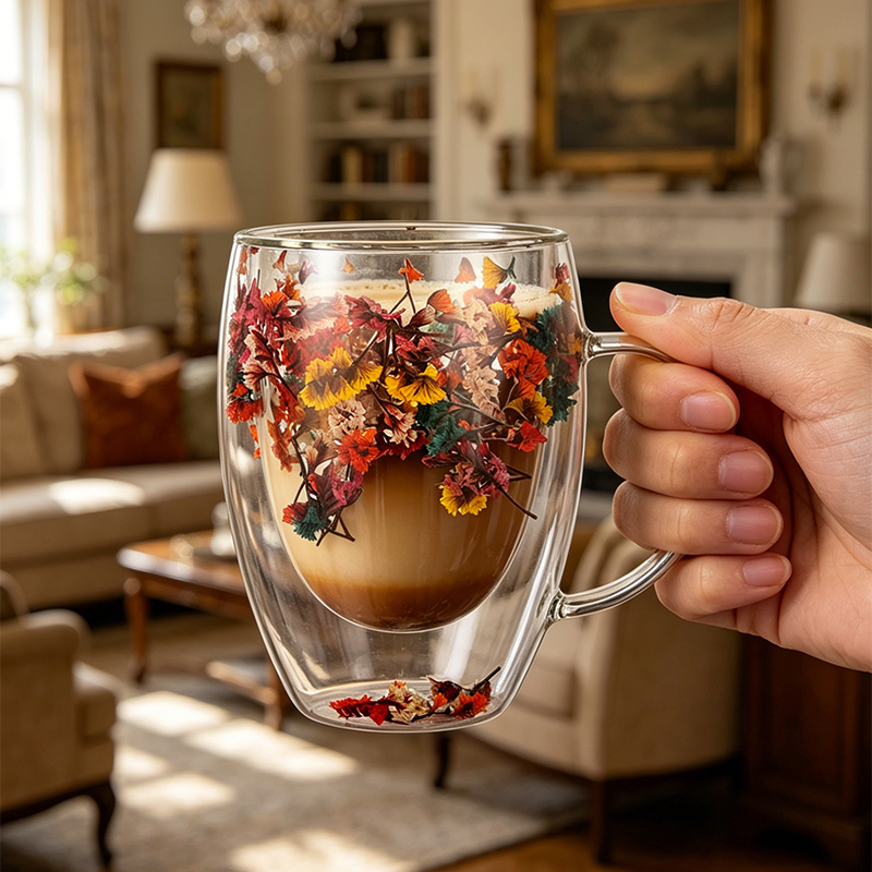 Double Wall High Borosilicate  – обзор и цена Potpourri Dried Flower