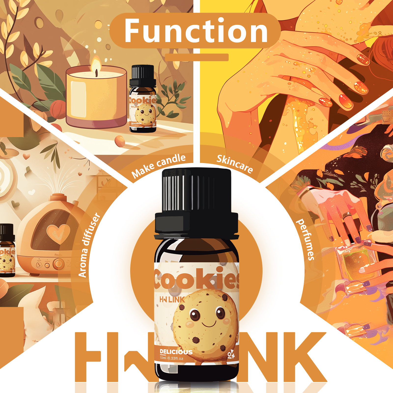 10ml Cookies Essential Oils Pe – обзор и цена Home Fragrance Gift