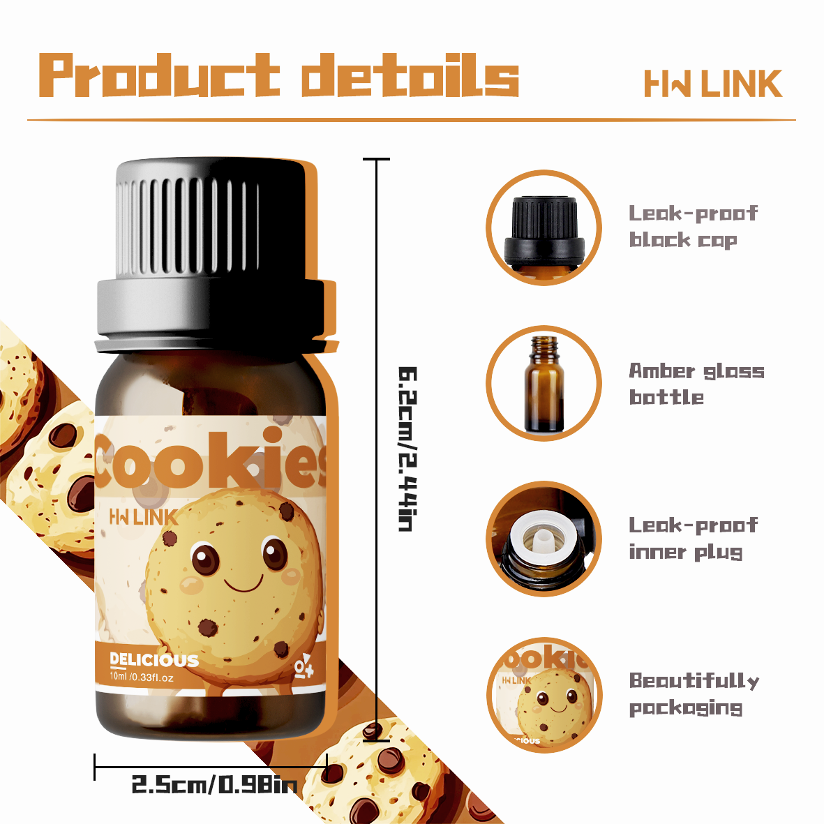 10ml Cookies Essential Oils Pe – обзор и цена Home Fragrance Gift