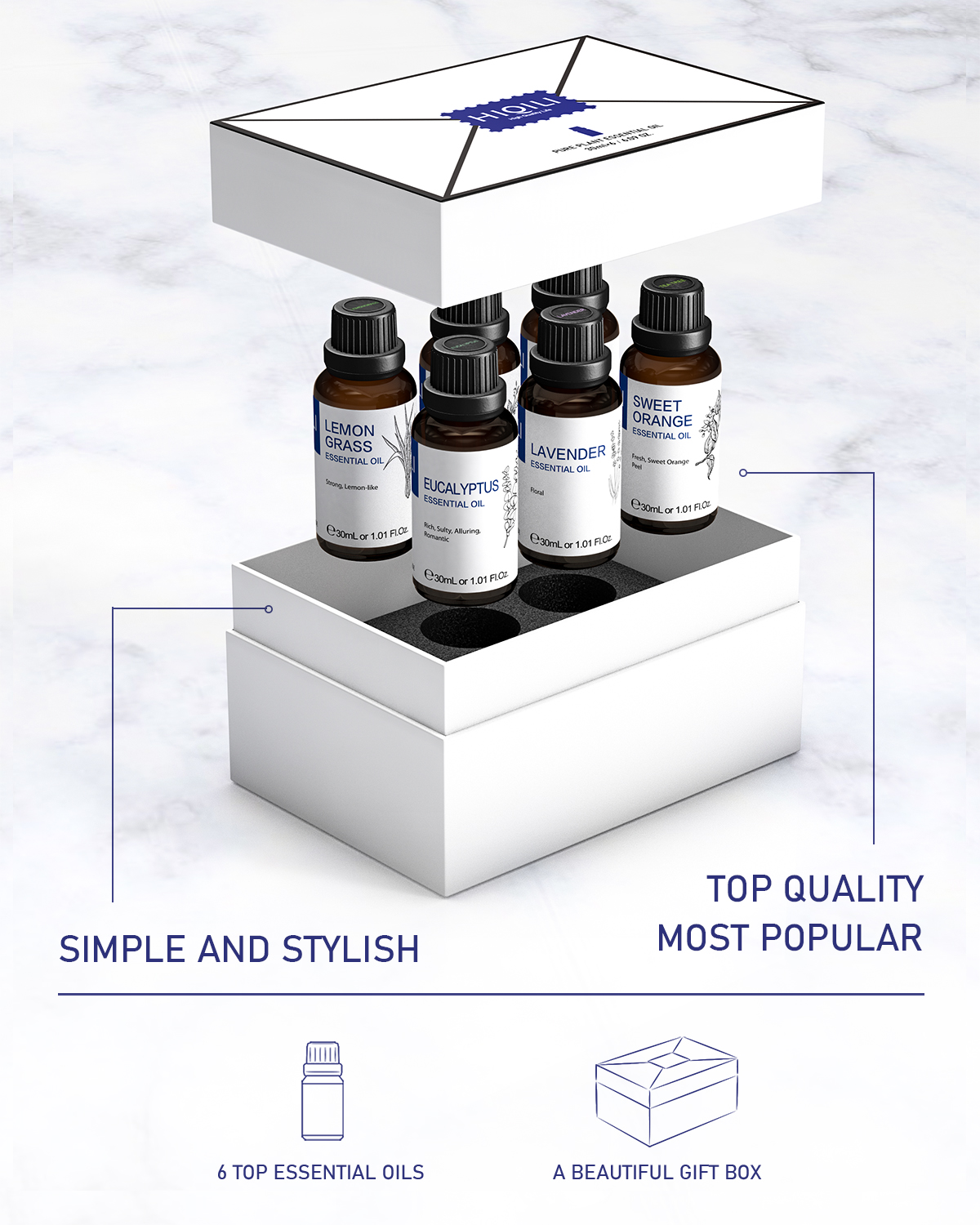 HIQILI 30ML 6-piece Set, Exqui – обзор и цена Home Fragrance And Diffuser