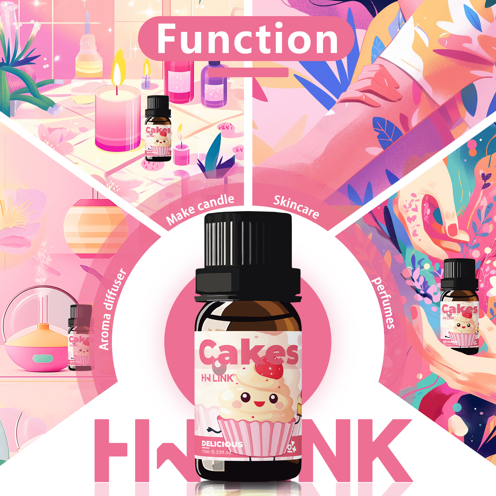 10ml Cakes Essential Oils Perf – обзор и цена Home Fragrance Gift