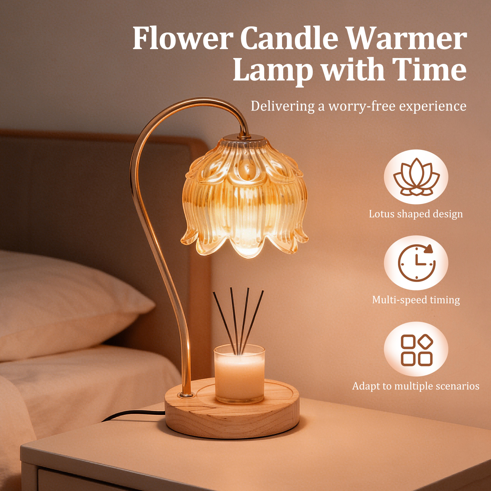 New Home Decoration Wax Meltin – обзор и цена Home Fragrance Lamp