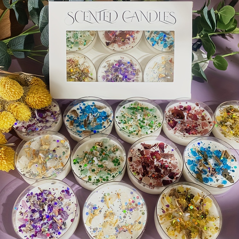 Set of 6 Scented Candles Fragr – обзор и цена Home Fragrance Gift