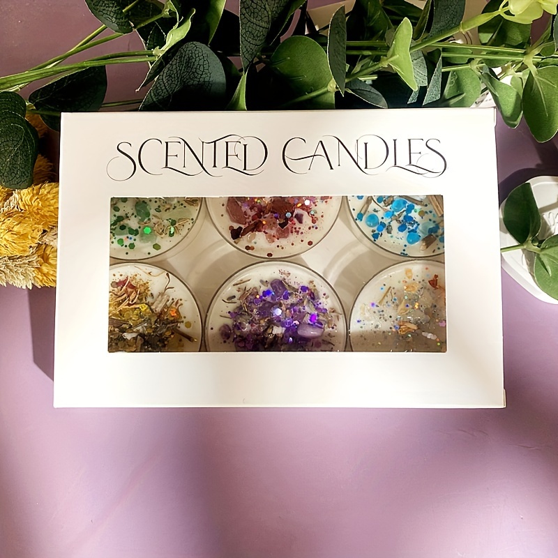 Set of 6 Scented Candles Fragr – обзор и цена Home Fragrance Gift