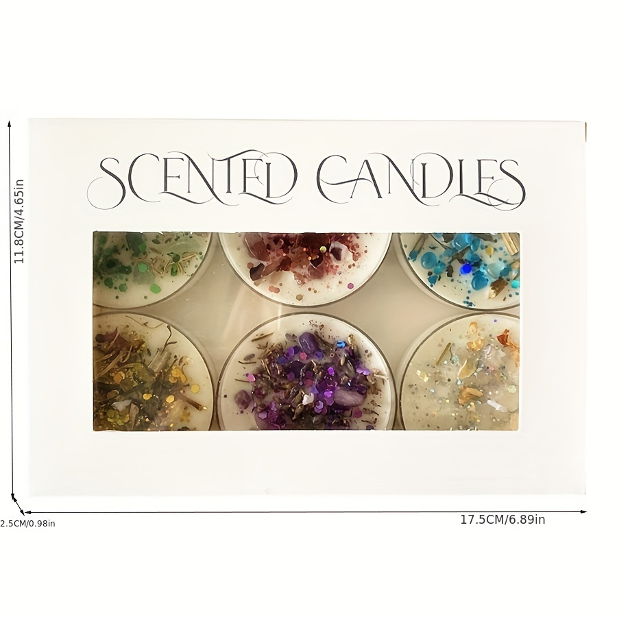 Set of 6 Scented Candles Fragr – обзор и цена Home Fragrance Gift