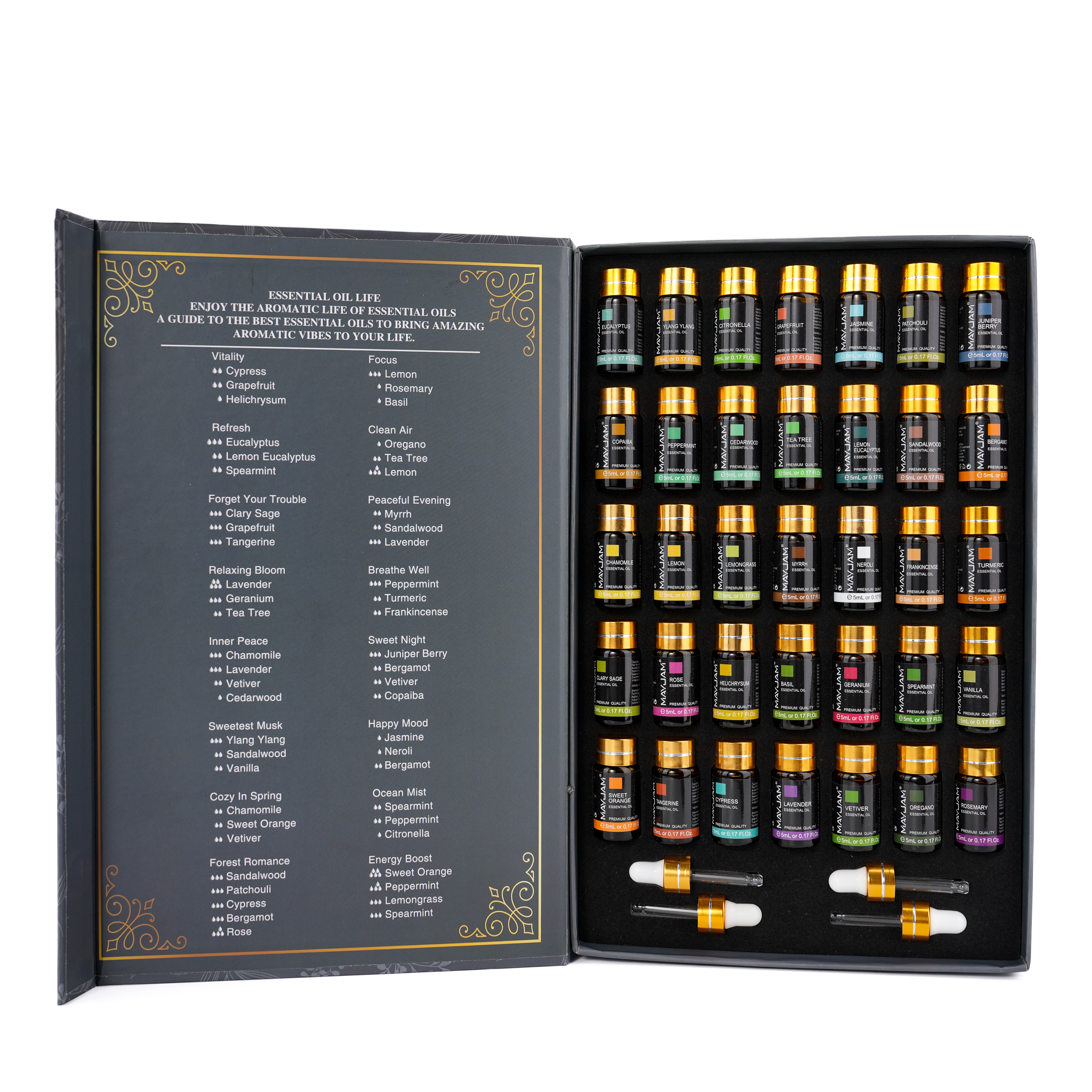 MAYJAM 35 Bottles Aromatherapy – обзор и цена Home Fragrance Gift
