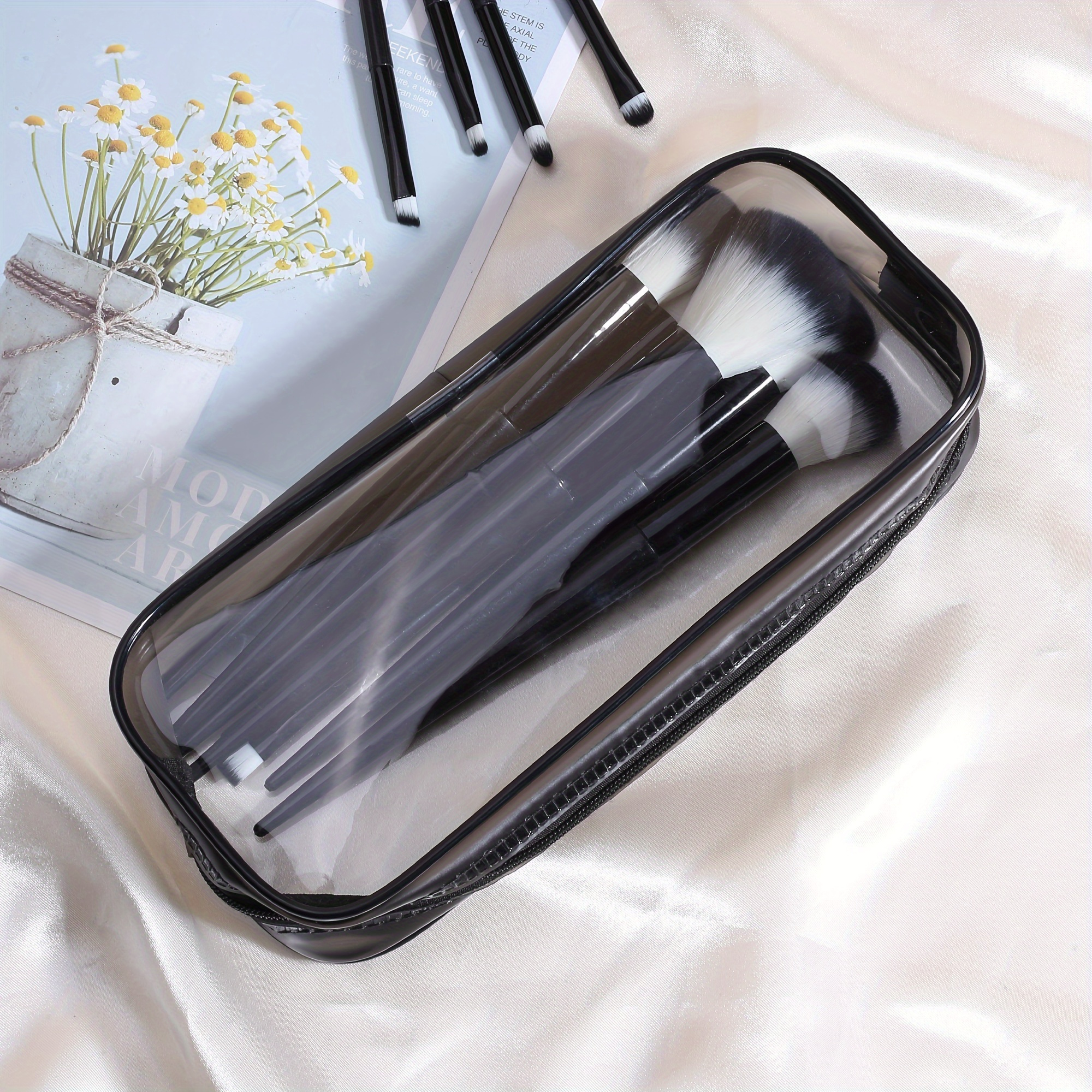 Transparent PVC Brush Storage  – обзор и цена Quality Home Fragrance