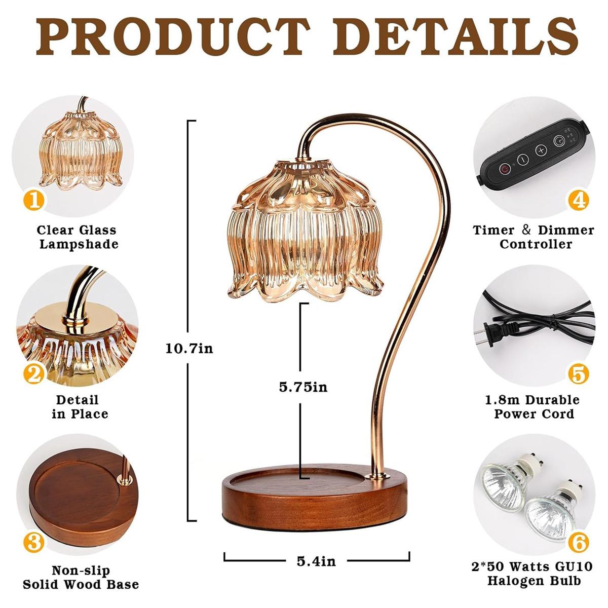 Candle Warmer Lamp With Timer  – обзор и цена Home Fragrance Lamp