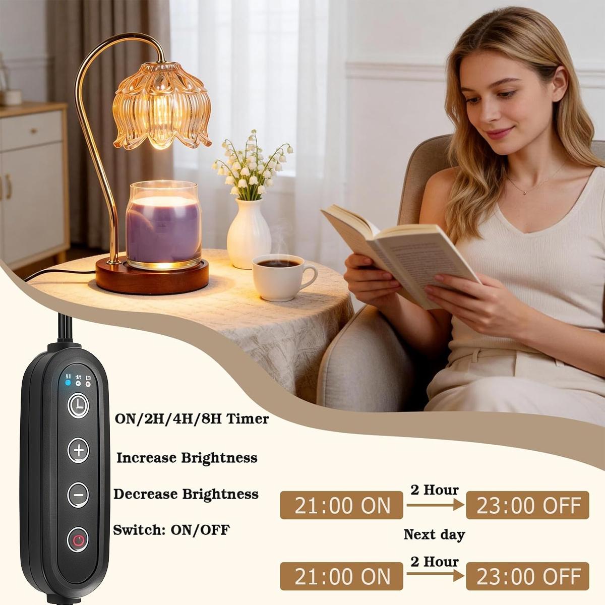 Candle Warmer Lamp With Timer  – обзор и цена Home Fragrance Lamp