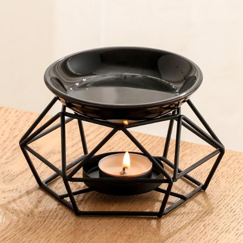 Ceramic Bowl Iron Rack Black C – обзор и цена Home Fragrance Lamp