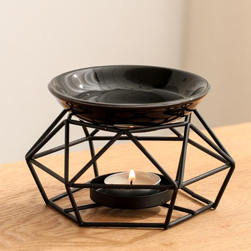 Ceramic Bowl Iron Rack Black C – обзор и цена Home Fragrance Lamp