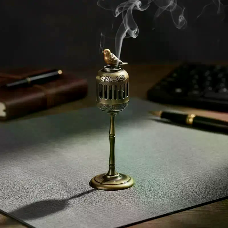 1Pcs Tea House Ornaments Magpi – обзор и цена Home Fragrance Lamp