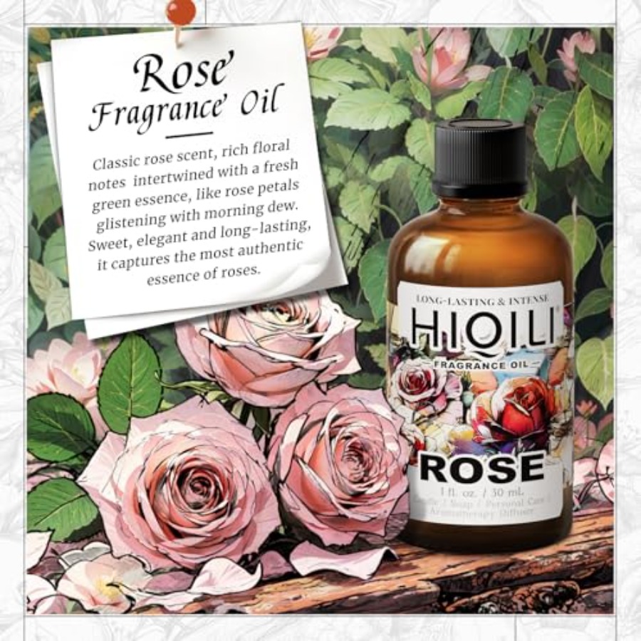 HIQILI Rose Fragrance Oil for  – обзор и цена Home Fragrance And Diffuser