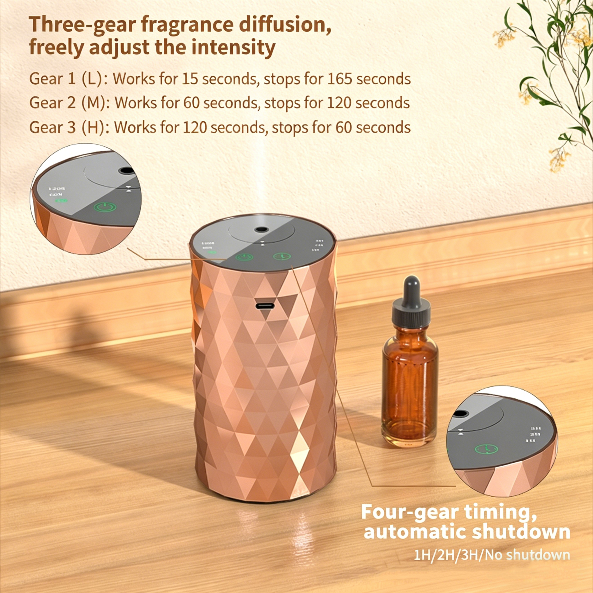Waterless Essential Oil Diffus – обзор и цена Home Fragrance Vaporizer
