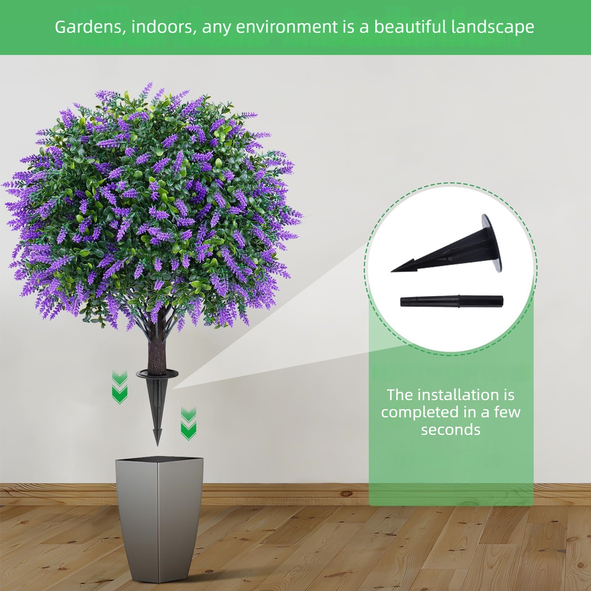 Artificial tree,lavender potte – обзор и цена Potpourri Dried Flower