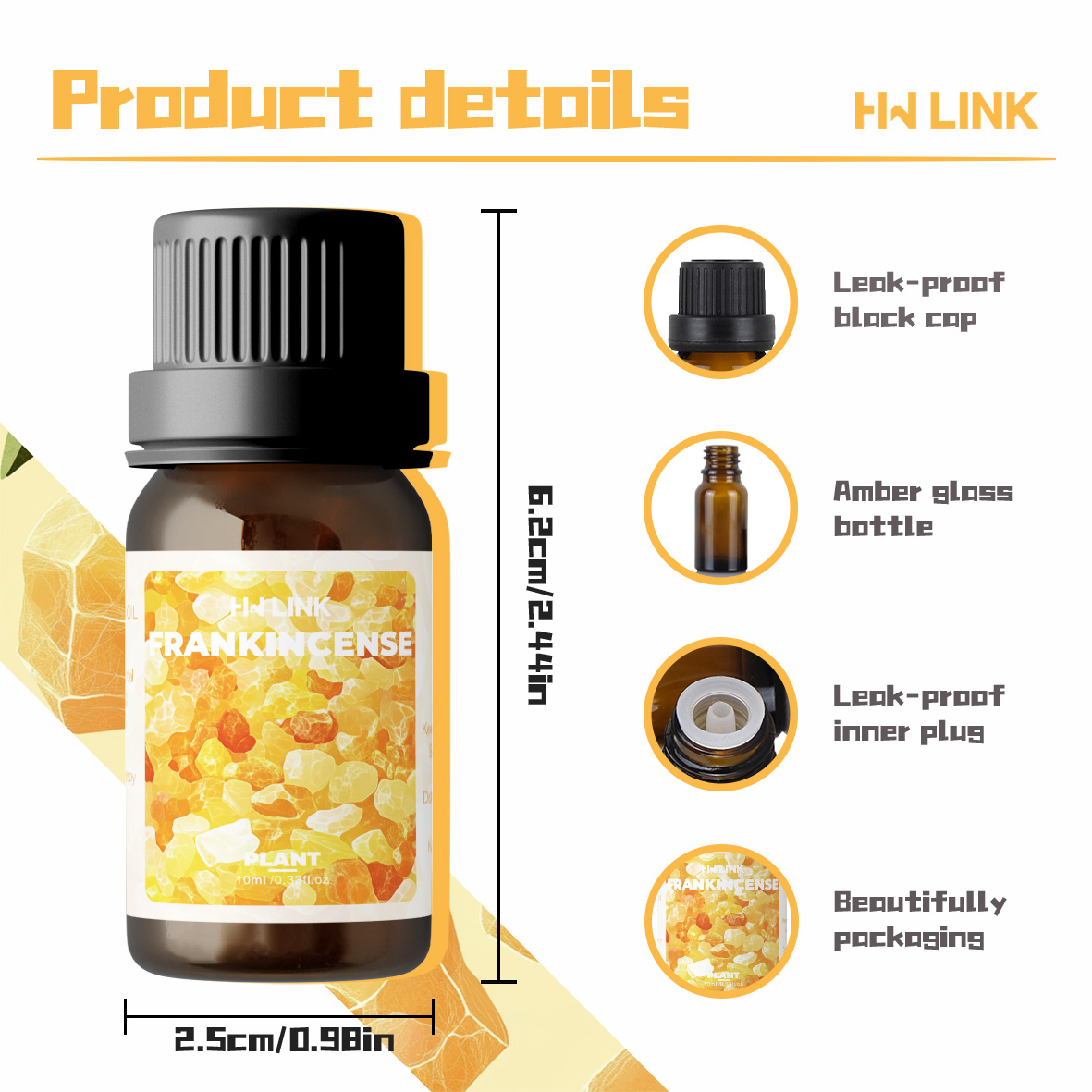 Frankincense Essential Oil 10m – обзор и цена Home Fragrance Gift